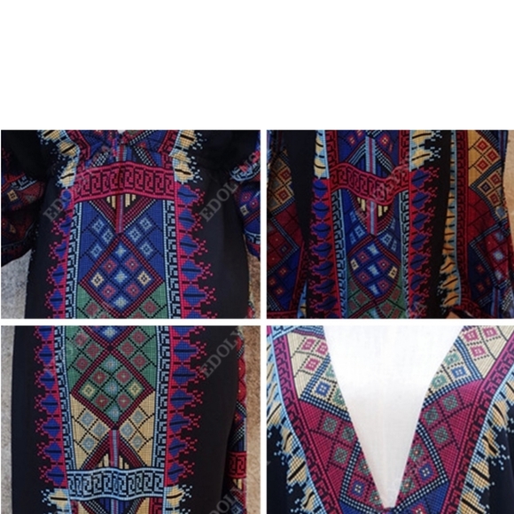 5⭐ Deep V Neck Beach Cover Up - Picture 5 of 7